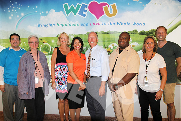 WeLoveU with Mayor Labrosse and Councilman Sims
