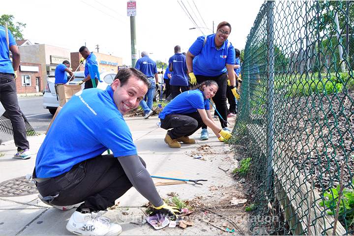 WeLoveU, Volunteers, WeLoveU Foundation, Castor Avenue, Cleanup, State Rep Jared Solomon