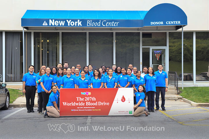 WeLoveU Foundation, Elmsford, NY, Blood Drive