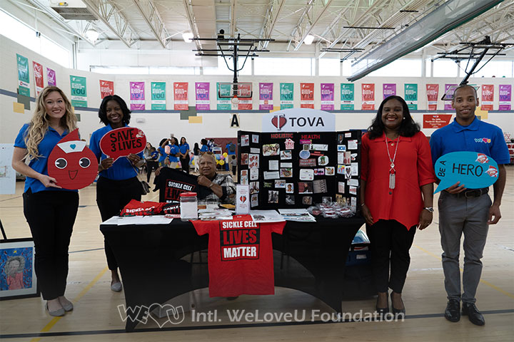 tova community health, partnership, weloveu foundation, worldwide blood drive