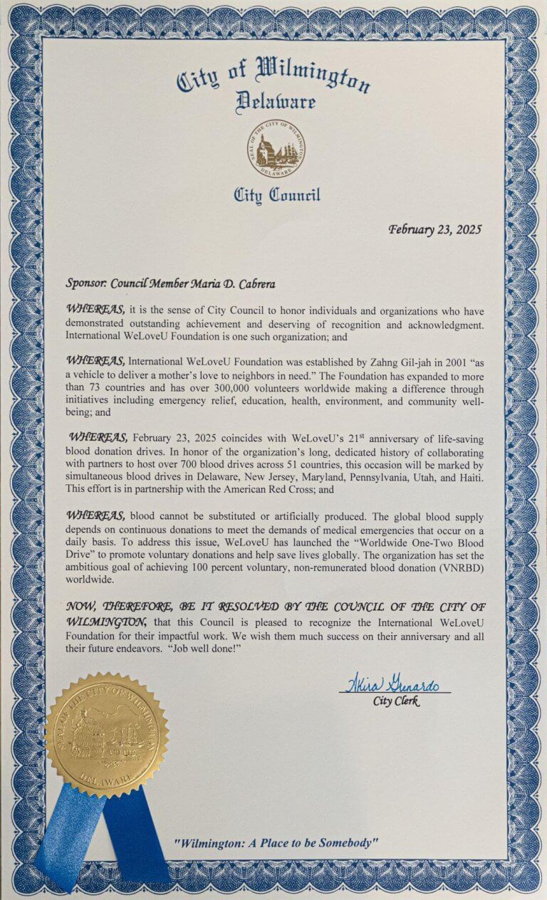 resolution to weloveu