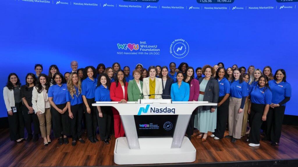 weloveu in nasdaq studio